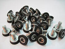 Square hole shaft screw bicycle screw hexagon socket waterproof center shaft screw