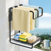 2021 racks for pool 2021 Pool Shelves Pool Supplies Hemp Cloth Next Shelf Rag Rack Clotheshorse
