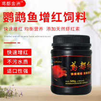 Irido Jinzhou store manager parrot fish red increase red blood parrot fish food iris red blood parrot