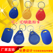 Factory spot ID keychain IC keychain card EMTK4100 smart sensor chip M1 RF card