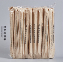 Environmental protection paper packaging PLA degradable straw disposable independent packaging beverage juice pearl milk tea coarse straw