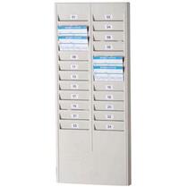 Double-row attendance card holder plastic card holder clock for card rack attendance machine card holder placement 24