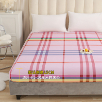 2022 new childrens bed hat cotton single piece thin brown mat dormitory bed cover cotton mat cover custom size