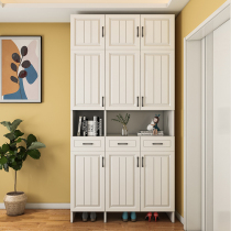 Balcony sunscreen locker modern simple cabinet high cabinet household large capacity shoe cabinet storage cabinet door porch cabinet