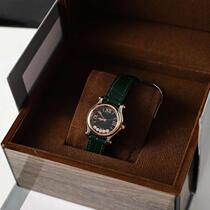 Shell three green calf leather strap quartz movement temperament watch light pure beauty watch E080987