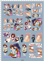 Car model CLANNAD town family (pain car stickers)Universal logo special water stickers(90214)