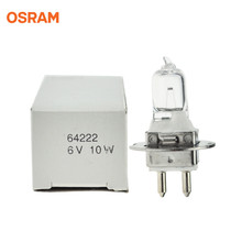 Osram Slit Lamp Bulb PG22 64222 6V10W Shadowless surgical Halogen Meter bubble Optical Instrument Bulb
