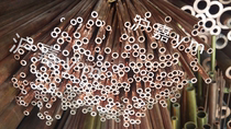 T2 copper tube Capillary outer diameter 4mm Wall thickness 1mm 4 0*1 0 Pure copper tube Red copper tube Copper tube