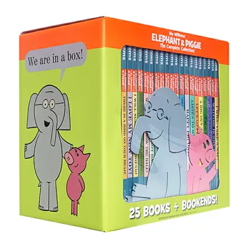 絵本　英語　中国語　小象和小猪系列 An ELEPHANT &amp; PIGGIE Elephant & Piggie (9 Volumes, Chinese-English Edition): Mo