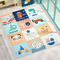 Rabbit Beckham stitching climbing mat baby living room home baby climbing mat padded tasteless xpe foam mat a