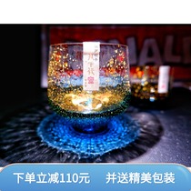 Spot Japan imported Toyo Sasaki Yachiyo Kiln Gold leaf Starry sky cup Star cup glass glass glass cup tea cup