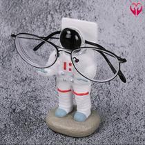 Spectacle frame support creative astronaut pen holder mobile phone charging stand watch stand sunglasses desktop display shelf