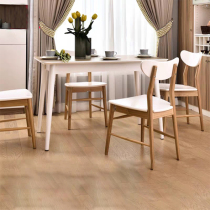 Federal furniture Modern Chinese solid wood dining table and chairs Composition One table Four chairs Living room Small family dining room Dining Table