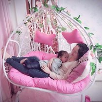 Net red birds nest canthus seat lazy hanging basket rattan chair balcony indoor swing rocking chair hammock cradle