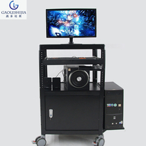 PB97-12 multimedia computer cart mobile operation room Workbench instrument car projection cabinet bracket cart
