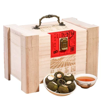 金柑普洱茶 大益金柑普普洱茶熟茶益粒醇正宗新会小青柑陈皮柑普茶200g耐泡