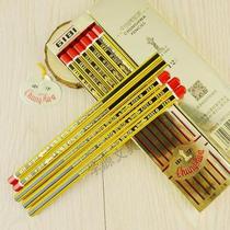 36 China brand wood pencils 6181 gold pencils HB wood pencils Shanghai non-toxic pencils