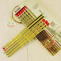 36 China brand wood pencils 6181 gold pencils HB wood pencils Shanghai non-toxic pencils