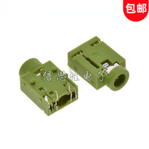 JACK 3 5 headphone socket dual track audio socket PJ-353 often open green PJ353