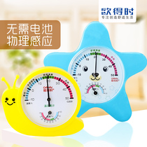 Indoor thermometer Home Precision Creative Personality Children Cute Baby Indoor Mounted Thermometer Thermometer