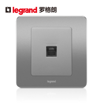 Lugrang switch socket panel Yidan alcohol sand steel one-digit telephone voice super signal power supply Type 86