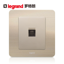 tcl Rogrand switch socket panel Yiden fine gold pattern a single phone voice strong signal power supply Type 86