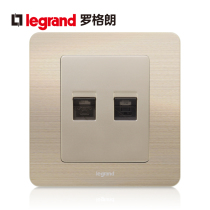 Rogrand switch socket panel Yat-Sen fine gold pattern telephone computer network Voice Super signal type 86