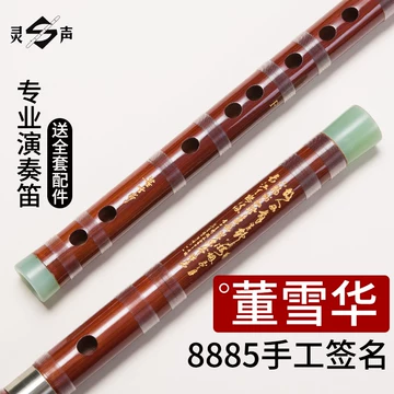 中国笛子 竹笛 管楽器 【新品】董雪華 高級品質 演奏级专业笛子，董雪华制, 8882, E0283 - Red Music Shop