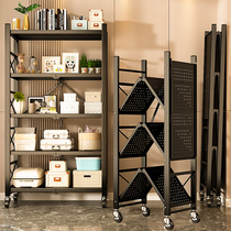 Free-to-install shelving Home Balcony Shelving Multilayer Floor Warehousing Storage Shelf Warehouse Debris Display Iron Frame