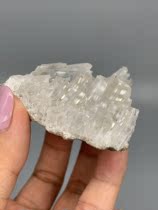 Gypsum natural mineral crystal ore specimen Original stone strange stone ornaments teaching specimen