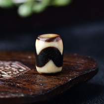 Tibetan Boutique Tooth Yellow Tiger Tooth Sky Pearl Barrel Pearl Small Tianzhu Natural Agate Handstring Accessories Beads With Beads