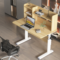 Standing computer desk liftable Workbench home desktop computer desk simple workbench with bookshelf learning table