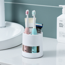 Electric toothbrush toothpaste shelve toilet countertop containing frame washing suit Sub-lattice mildew-proof bathroom drain rack
