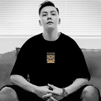 Bin Stones One Tree Tide Card 2022 Summer New Old Tiger Head Short Sleeve T-shirt Man Pure Cotton Loose Casual Couple Half Sleeve