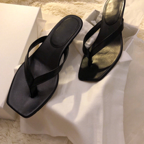 MAROLIO high-end fashion~French small cool drag niche fairies wear herringbone thin black high heels