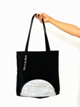 Beijing Planetarium flies to the Moon Moon canvas bag female shoulder bag hand bag space shopping bag girlfriends gift