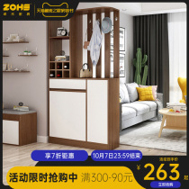 Porch cabinet shoe cabinet integrated home entrance entrance partition cabinet living room wine cabinet simple modern screen cabinet storage rack