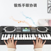 Childrens simulation electronic organ piano 37-key electronic organ boys and girls musical instrument baby music training toy gift