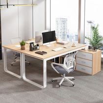 Computer desk Desktop corner desk Single L-type simple modern office desk and chair combination Office simple table