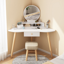  Corner dresser Bedroom corner simple modern ultra-small makeup table Small apartment single simple corner makeup table