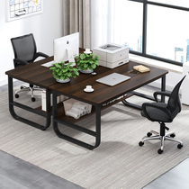 Staff Desk Chair Composition Screen Minimalist Office Furniture Single Double 4 Writers with desktop computer desk