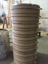 43 45 48 Diameter Sanjin soup bag round steamer thickened aluminum alloy bamboo steaming drawer steaming grid steaming bag cage square cage