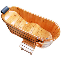Bathing oriental bath wooden bucket bathtub household bath bucket adult large ergonomic solid wood bath baby whole body