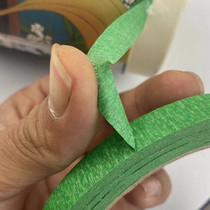 Exterior wall high viscosity green masking paper for real stone paint special 30 meters imitation stone paint Water-in-water sand-in-water masking paper