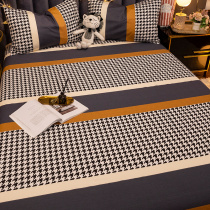 ins simple sheets single cotton student dormitory single double bed 100 cotton mens quilt single pillowcase three sets