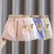 Girl Shorts 2022 new summer wear childrens loose pants for children in the babys gas pants