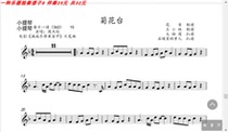 Jay Chou Chrysanthemum Taiwan Violin Viola Cello Saxophone Clarinet Flute Accompaniment Notation