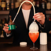 KTV Bar Cocktails Smoke Bubble Machine Eggs Smoked Gun Pop-up Bubble Liquid Smoke Smoked Molecular Cuisine Machine