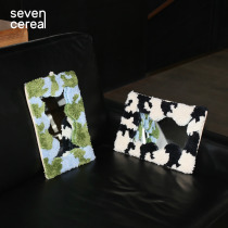 Seven Valley ) Flush mirror wall decorated mirror desktop desktop household in NS red dresser