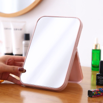 Desktop HD makeup mirror student dormitory desktop vanity mirror office can stand ins simple portable small mirror